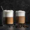 CASA RELAX Bicchiere A Parete Set Di 2 33 CL Trasparente- Utensili Da Tè|Bicchieri Da Caffè