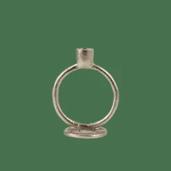 CASA RINGS Candeliere Argentato- Candelieri