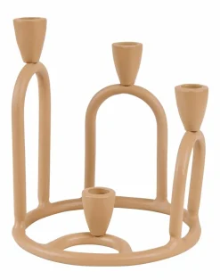 CASA RINGS Candeliere Marrone Chiaro- Candelieri