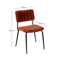 CASA ROXY Sedia Da Pranzo Largh. Seduta: 46cm- Sedie Da Pranzo