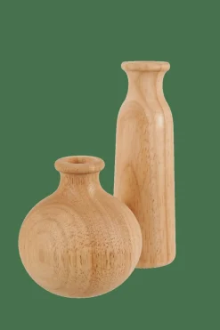 CASA RUBBERWOOD Vaso Decorativo Naturale- Vasi