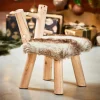 CASA RUDOLF Sgabello Naturale- Kids|Mobili Per Bambini