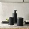 CASA SAMOURAI Conten Disch Strucc Con Coperchio Nero- Accessori Da Lavandino
