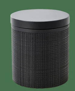 CASA SAMOURAI Conten Disch Strucc Con Coperchio Nero- Accessori Da Lavandino