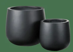 CASA SENSE Vaso Da Giardino Nero- Vasi Di Fiori|Vasi Da Giardino