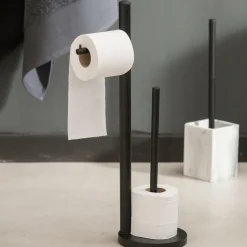 CASA SHADOW Organiser Da Bagno Nero- Accessori Per Il Wc