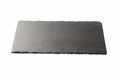 CASA SLATE Piatto Nero- Piatti