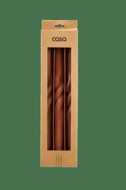 CASA SPIRAL Candela Marrone- Candele