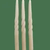 CASA SPIRAL Candela S/3 Taupe- Candele