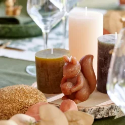 CASA SQUIRREL Soprammobile Dorato- Figurine Decorative|Autunno