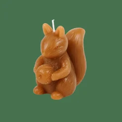 CASA SQUIRREL Candela Scoiattolo Marrone- Autunno|Candele
