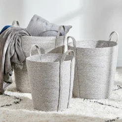 CASA SYMPLICITY Cesto Grigio Chiaro- Cesti Portatutto