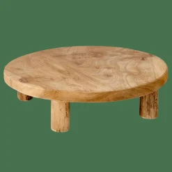 CASA TEAK Supporto Su Base Naturale- Supporti Per Piante