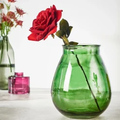 CASA VELVET Fiore Artificiale Rosso- Rami Artificiali