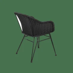 CASA VIENNA Sedia Da Pranzo Nero- Sedie Da Pranzo|Sedie Da Giardino