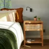 CASA WEBSTER Comodino Naturale- Comodini|Cassettiere