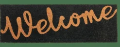 CASA WELCOME Zerbino Nero- Zerbini|Tappeti