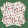 CASA X-MAS VIBE Set Di 20 Tovaglioli Multicolore- Tovaglioli