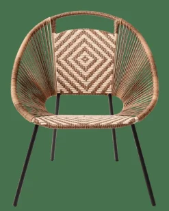 CASA YUMA Sedia Lounge Naturale- Sedie Lounge