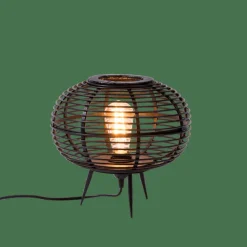 CASA ZANZI Lampada Da Tavolo E27 Nero- Lampade Da Tavolo
