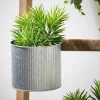 CASA ZINC Vaso Sospeso- Portavasi Sospesi|Decorazioni Da Giardino